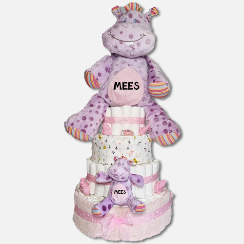 Mega Diaper Cake Hippo